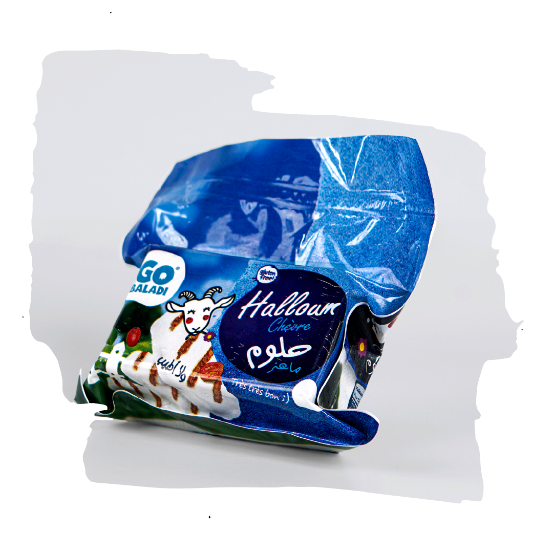 Go baladi grass fed goat halloumi